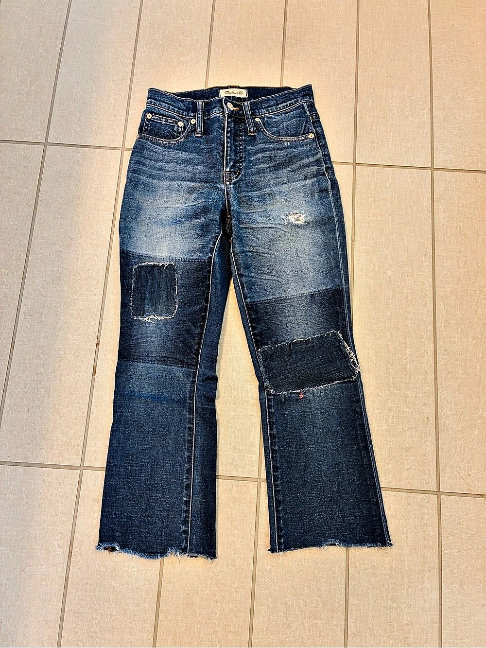 Madewell Cali Demi-Boot Jeans Blue Waist 25